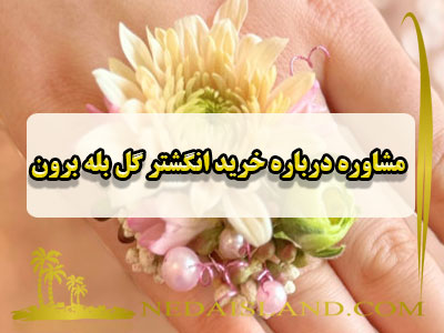 مشاوره درباره خرید انگشتر گل بله برون