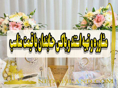 مشاوره و تهیه استند و باکس حنابندان با قیمت مناسب