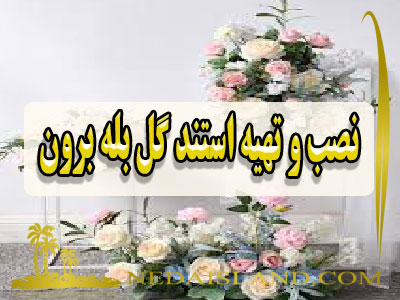 نصب و تهیه استند گل بله برون