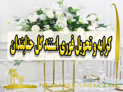 کرایه و تحویل فوری استند گل حنابندان