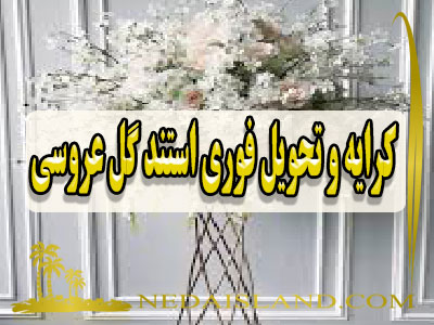 کرایه و تحویل فوری استند گل عروسی