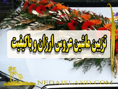 تزیین ماشین عروس ارزان و باکیفیت
