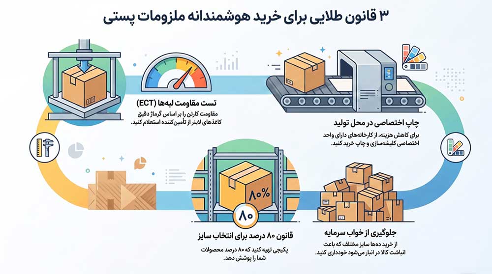 ۳ قانون طلایی قبل از نهایی کردن خرید ملزومات پستی
